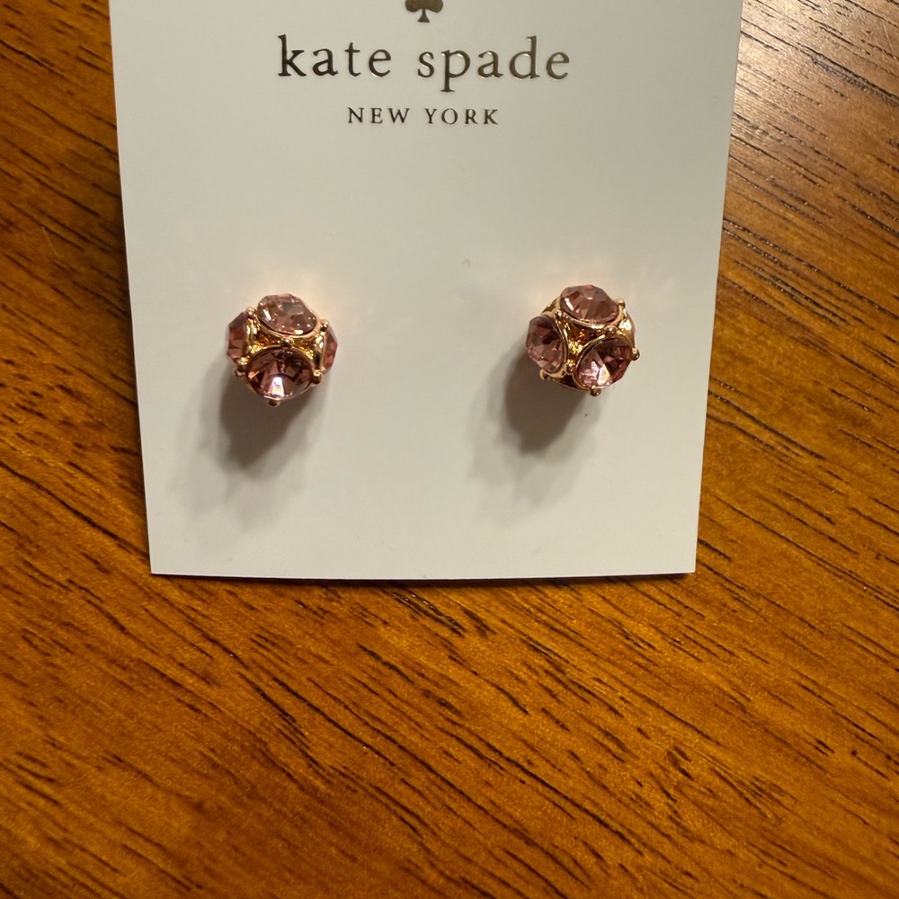 Kate Spade Blush Pink Cluster Earrings